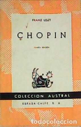 Libros: LISZT, Franz.- - Chopin. - Foto 1