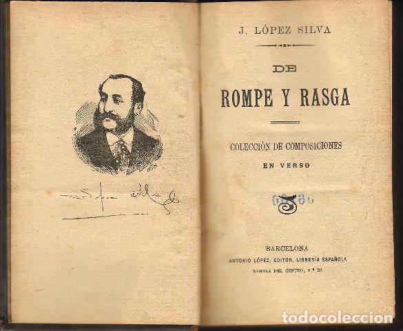 Libros: LOPEZ SILVA, J.- - De rompe y rasga. - Foto 1