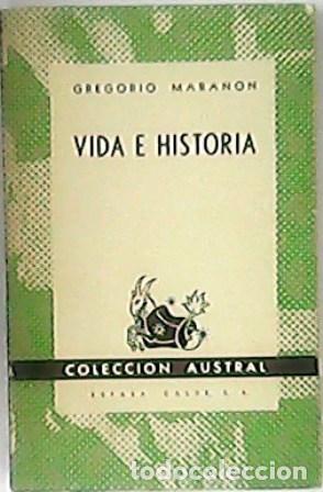 Libros: MARA&Ntilde;ON, Gregorio.- - Vida e historia. - Foto 1
