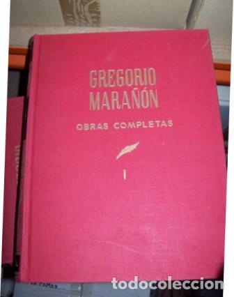 Libros: MARA&Ntilde;ON, Gregorio.- - Obras completas. 10 tomos. - Foto 1