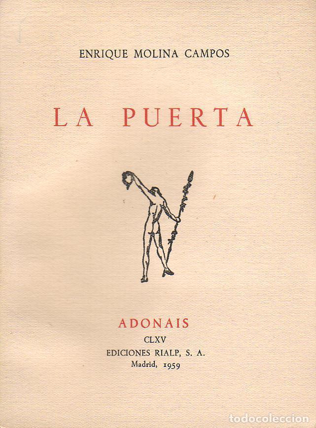 Libros: MOLINA CAMPOS, Enrique.- - La puerta. - Foto 1