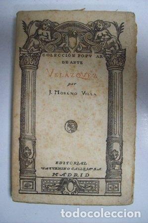 Libros: MORENO VILLA, J.- - Vel&aacute;zquez. - Foto 1