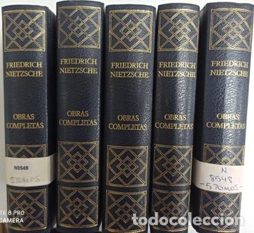 Libros: NIETZSCHE, Federico.- - Obras completas. 5 tomos. - Foto 1