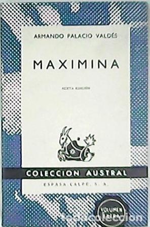 Libros: PALACIO VALDES, Armando.- - Maximina. Novela. - Foto 1