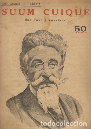 Libros: PEREDA, Jos&eacute; Mar&iacute;a de.- - Suum Cuique. - Foto 1