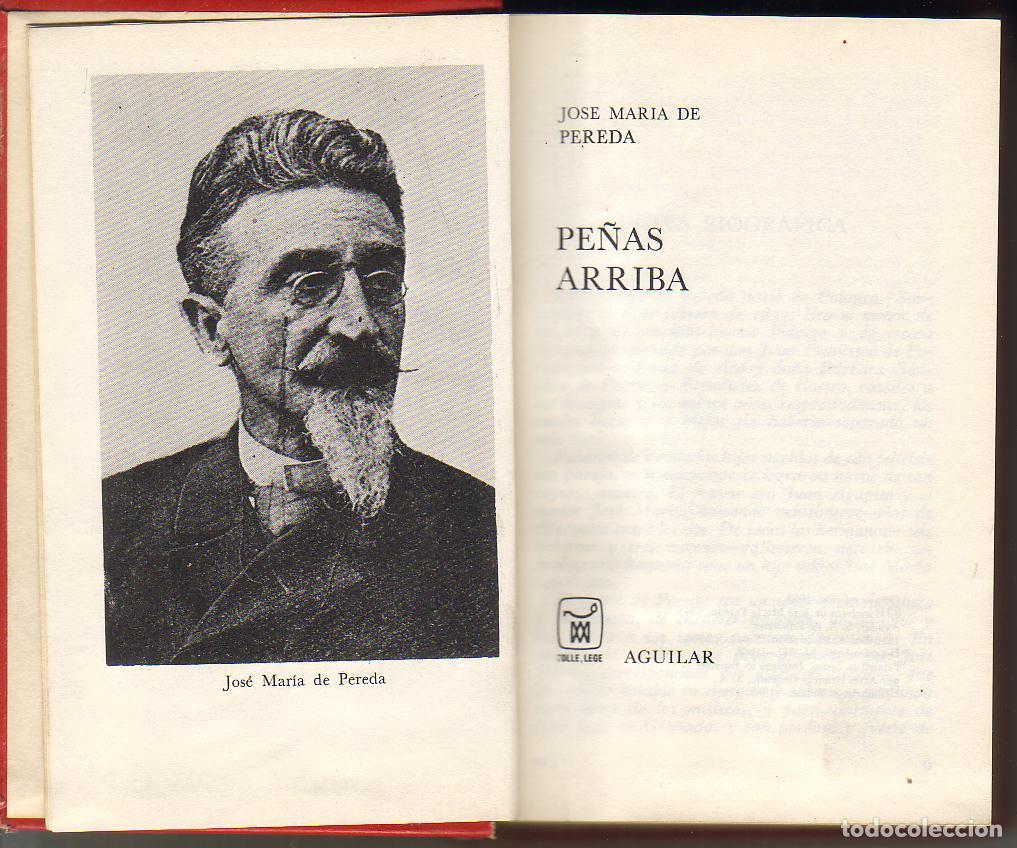 Libros: PEREDA, Jos&eacute; Mar&iacute;a de.- - Pe&ntilde;as arriba. - Foto 1