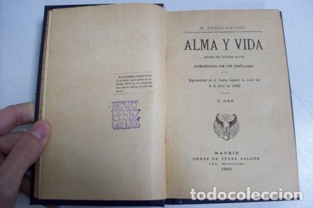Libros: PEREZ GALDOS, B.- - Alma y vida. - Foto 1