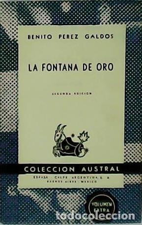 Libros: PEREZ GALDOS, Benito.- - La Fontana de Oro. Novela. - Foto 1