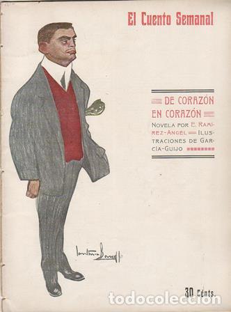 Libros: RAMIREZ ANGEL, E.- - De coraz&oacute;n en coraz&oacute;n. Ilustr. de Garc&iacute;a Guijo. - Foto 1