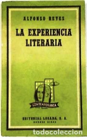 Libros: REYES, Alfonso.- - La experiencia literaria. - Foto 1