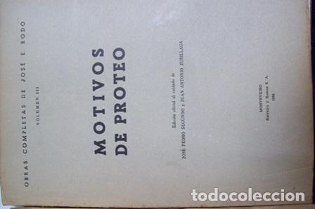 Libros: RODO, Jos&eacute; Enrique.- - Obras completas. 4 tomos. - Foto 1