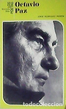 Libros: RODRIGUEZ PADRON, Jorge.- - Octavio Paz. - Foto 1