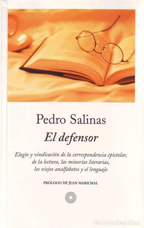 Libros: SALINAS, Pedro.- - El defensor - Foto 1