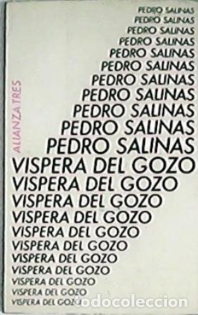 Libros: SALINAS, Pedro.- - V&iacute;spera del gozo. - Foto 1