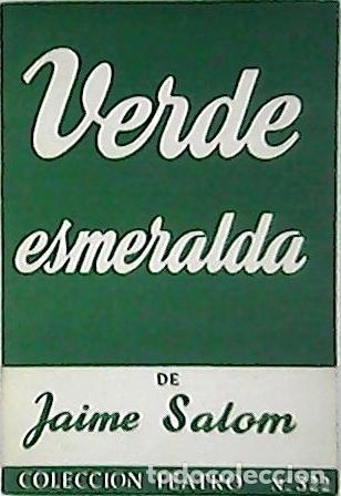 Libros: SALOM, Jaime.- - Verde esmeralda. Comedia en tres actos. - Foto 1