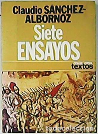 Libros: S&Aacute;NCHEZ ALBORNOZ, Claudio.- - Siete ensayos. - Foto 1