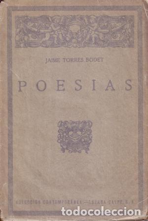 Libros: TORRES BODET, Jaime.- - Poes&iacute;as. - Foto 1