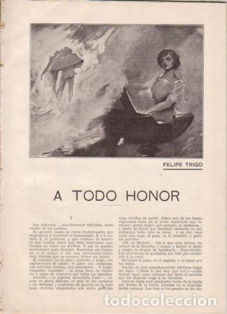 Libros: TRIGO, Felipe.- - A todo honor. - Foto 1