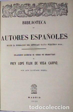 Libros: VEGA, Lope de.- - Obras. Colecci&oacute;n escogida de obras no dram&aacute;ticas. - Foto 1