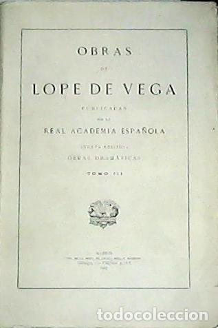 Libros: VEGA, Lope de.- - Obras dram&aacute;ticas. - Foto 1