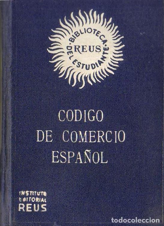 Libros: CODIGO DE COMERCIO ESPA&Ntilde;OL.- - Foto 1
