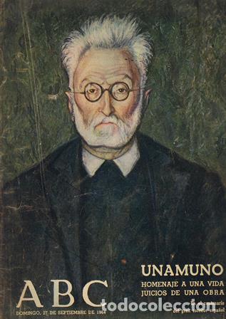 Libros: UNAMUNO.- Homenaje a una vida. Juicios de una obra en el centenario del gran escritor espa&ntilde;ol.