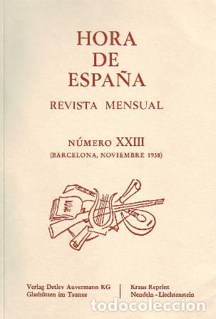 Libros: HORA DE ESPA&Ntilde;A, N&ordm;XXIII.- - Foto 1