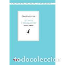 Libri di seconda mano: CAMPOAMOR, Clara.- - Del amor y otras pasiones (Art&iacute;culos literarios).