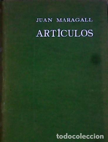 Libros: MARAGALL, Juan.- - Art&iacute;culos. (1893-1903). - Foto 1