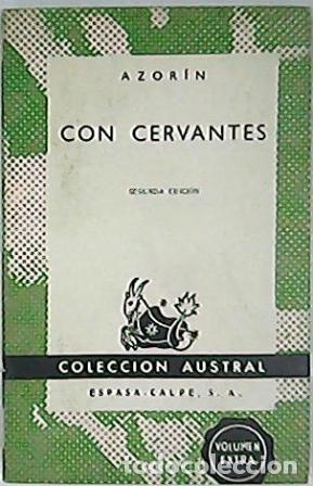 Libros: AZOR&Iacute;N.- - Con Cervantes. - Foto 1