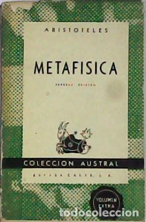Libros: ARISTOTELES.- - Metaf&iacute;sica. - Foto 1