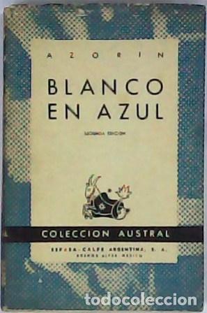 Libros: AZORIN.- - Blanco en azul (Cuentos). - Foto 1
