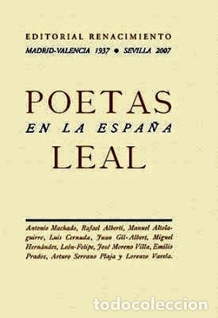 Libros: Va. Aa.- - POETAS EN LA ESPA&Ntilde;A LEAL.- - Foto 1