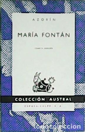 Libros: AZORIN.- - Mar&iacute;a Font&aacute;n. - Foto 1