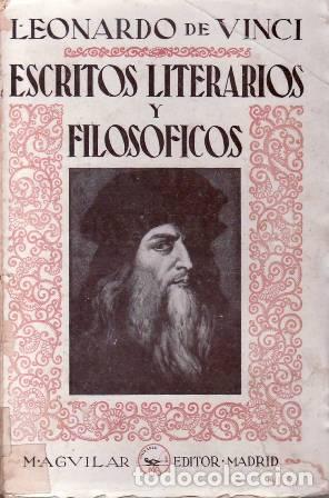 Libros: VINCI, Leonardo de.- - Escritos literarios y filos&oacute;ficos. - Foto 1