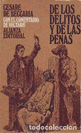 Libros: BECCARIA, Cesare.- - De los delitos y de las penas. Con un comentario de Voltaire. - Foto 1