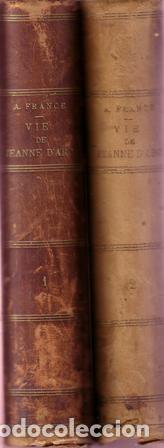 Libros: France, Anatole.- - La vie de Jeanne DArc. 2 tomos. - Foto 1