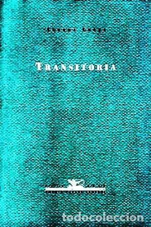 Libros: LUQUE, Aurora.- - Transitoria. (Acc&eacute;sit Premio Rafael Alberti 1997). - Foto 1