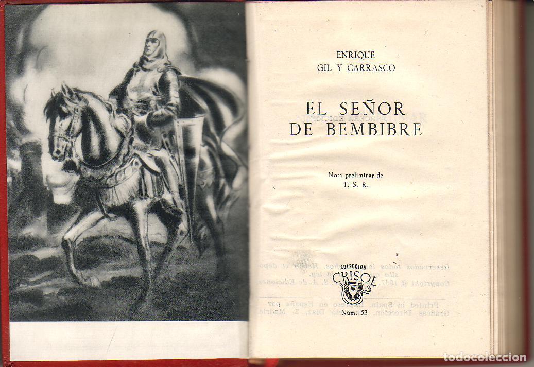 Libros: GIL Y CARRASCO, Enrique.- - El se&ntilde;or de Bembibre. - Foto 1