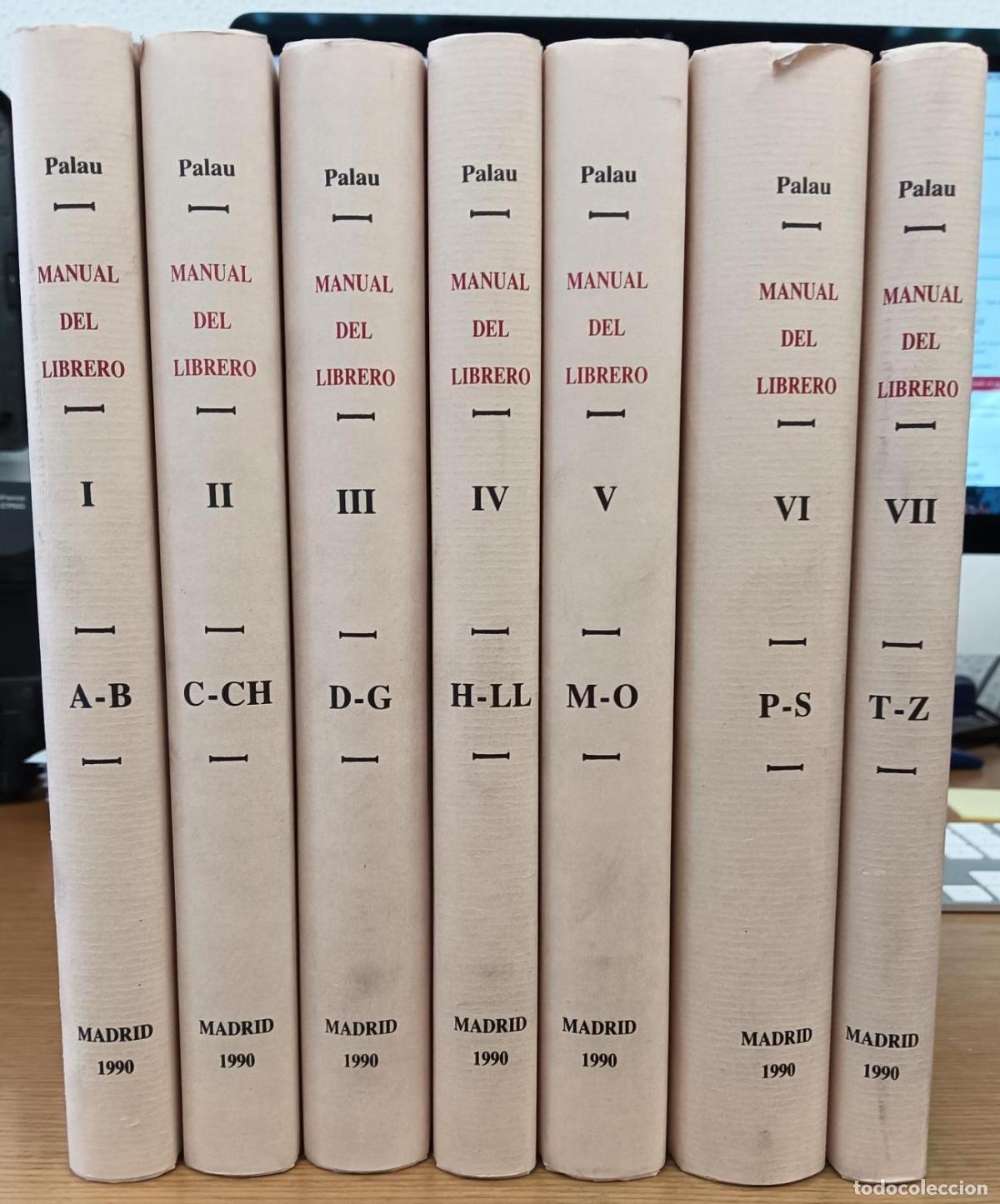 Libros: PALAU Y DULCET, Antonio.- - Manual del librero hispano-americano. - Foto 1