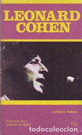 Libros: VASSAL, Jacques.- - Leonard Cohen. - Foto 1