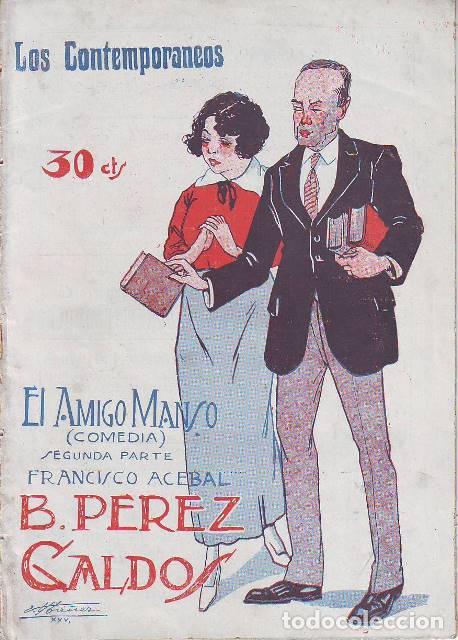 Libros: PEREZ GALDOS, Benito.- - El amigo manso. (Comedia). - Foto 1