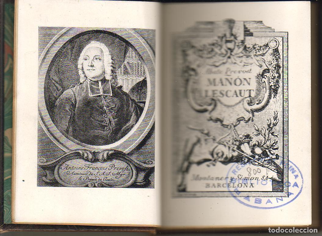 Libros: ABATE PREVOST.- - Manon Lescaut. Traducci&oacute;n de Mar&iacute;a de la Torre. - Foto 1