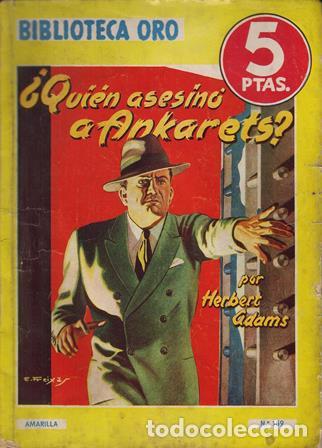 Libros: ADAMS, Herbert.- - &iquest;Qui&eacute;n asesin&oacute; a Ankarets? - Foto 1