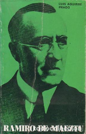 Libros: AGUIRRE PRADO, Luis.- - Ramiro de Maeztu. - Foto 1