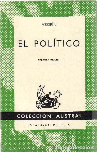 Libros: AZORIN.- - El pol&iacute;tico. - Foto 1