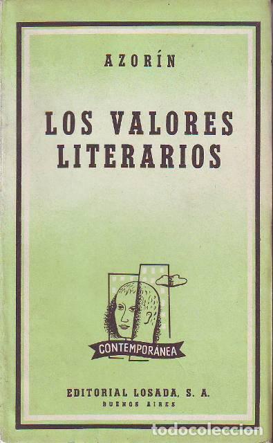 Libros: AZORIN.- - Los valores literarios. - Foto 1