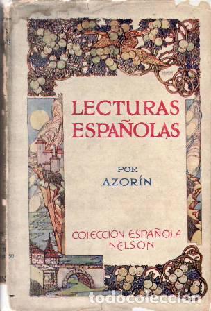 Libros: AZORIN.- - Lecturas espa&ntilde;olas. - Foto 1