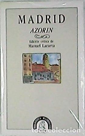 Libros: AZOR&Iacute;N.- - Madrid. - Foto 1