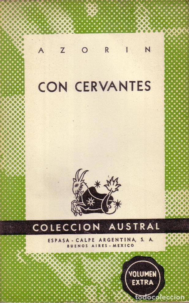 Libros: AZOR&Iacute;N.- - Con Cervantes. - Foto 1